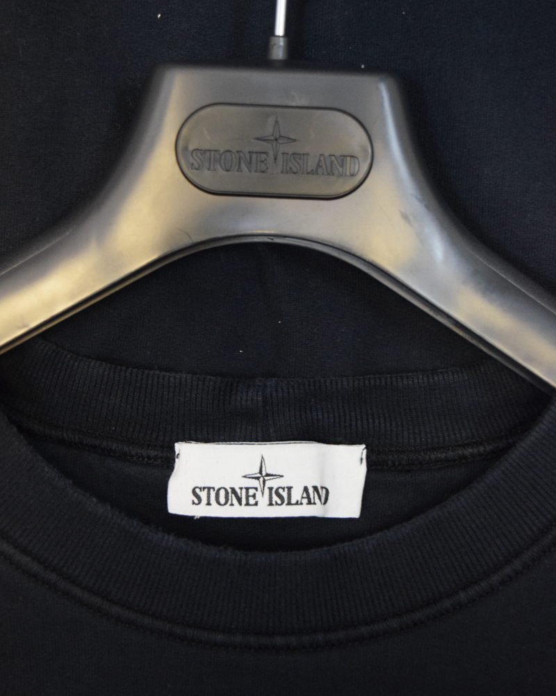 Stone Island Crewneck Sweatshirt Navy Blue detail view