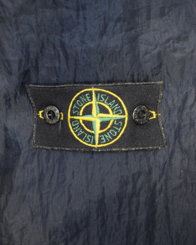 Stone Island Vintage Monofilament Mesh Jacket Navy Blue 32164216 detail view