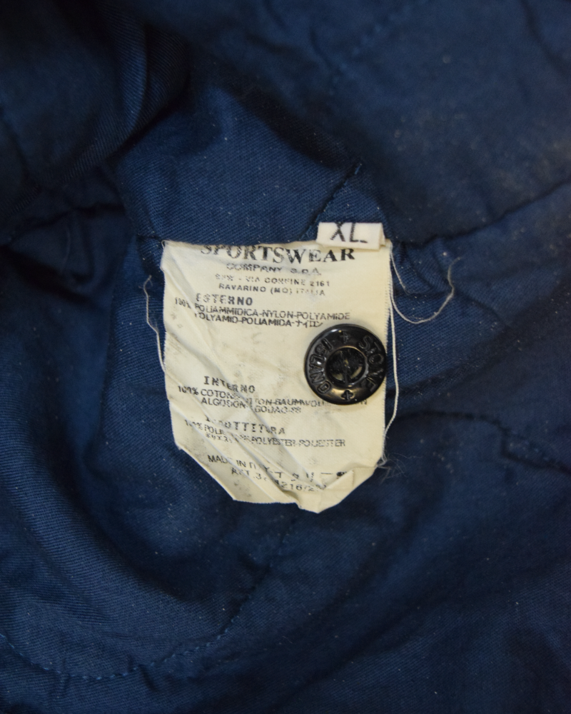 Stone Island Vintage Monofilament Mesh Jacket Navy Blue 32164216 detail view