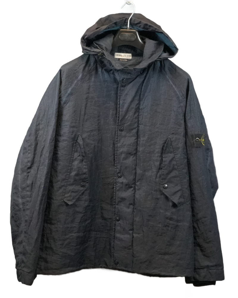 Stone Island Vintage Monofilament Mesh Jacket Navy Blue 32164216 front view