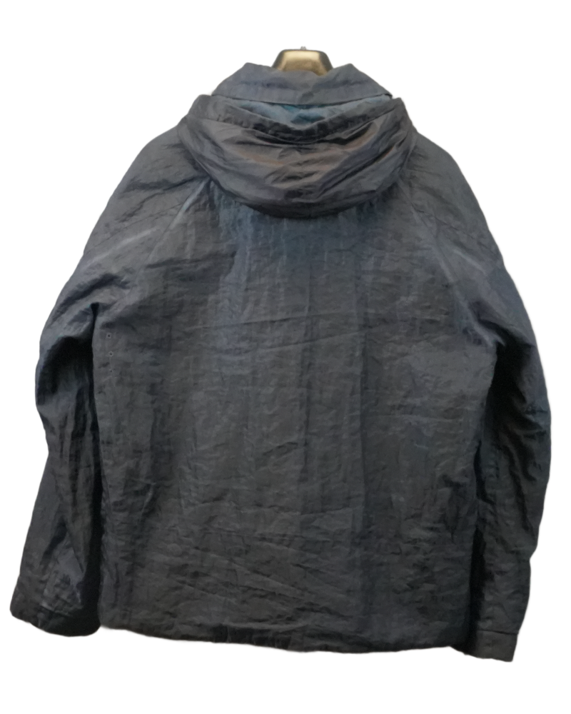 Stone Island Vintage Monofilament Mesh Jacket Navy Blue 32164216 back view