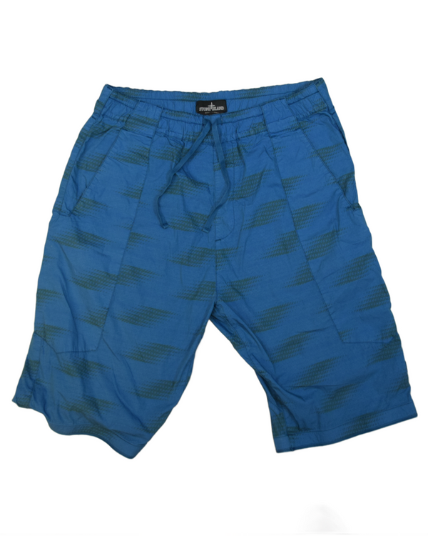 Stone Island Shadow Project Bermuda Shorts Blue front view