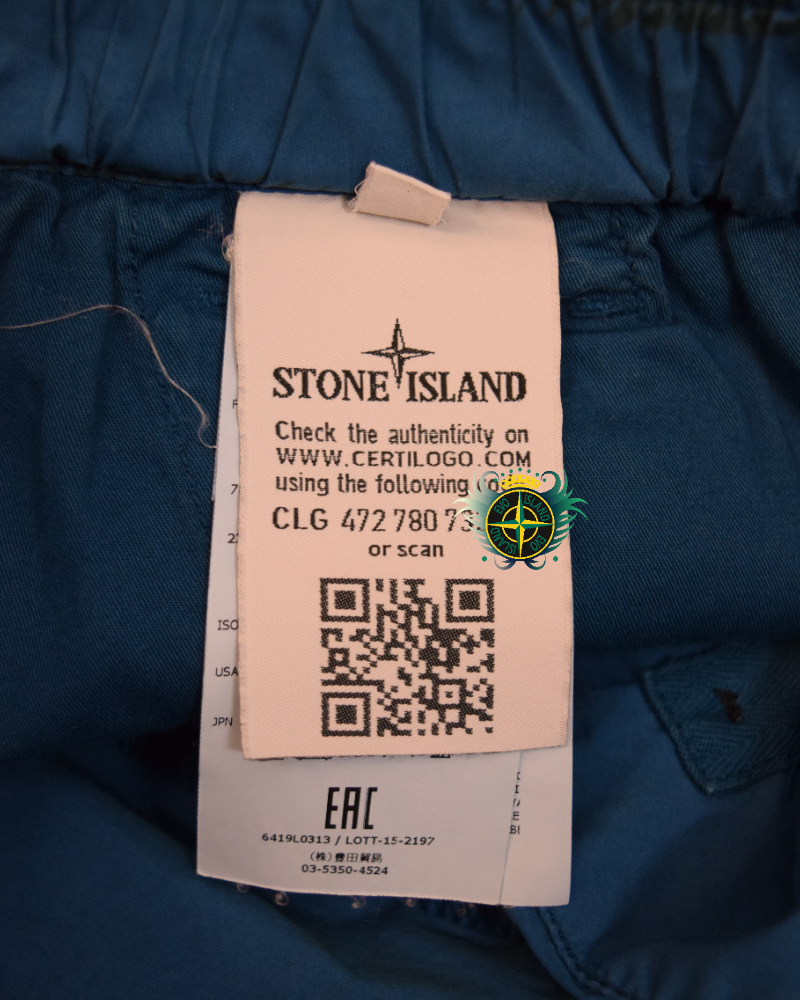 Stone Island Shadow Project Bermuda Shorts Blue detail view