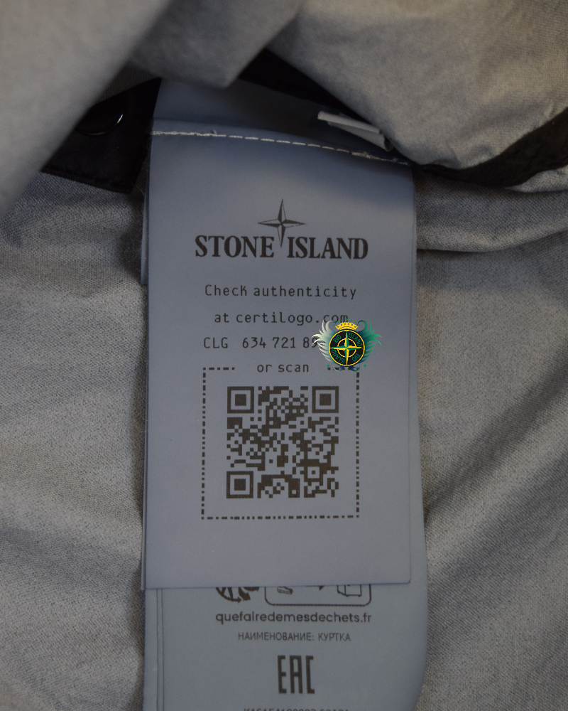 Stone Island Membrana 3L TC Smock black detail view