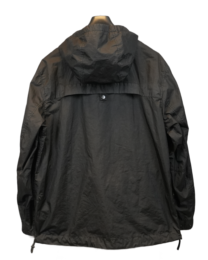 Stone Island Membrana 3L TC Smock black back view