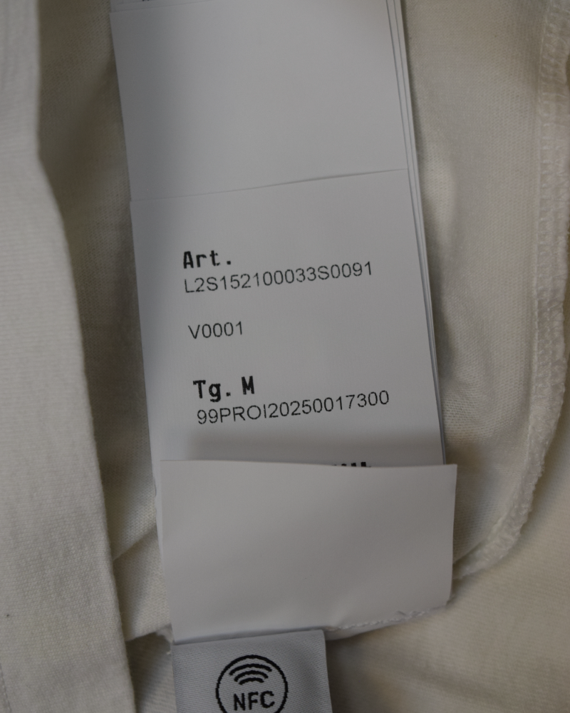 Stone Island Archivio Back Print T-Shirt white detail view