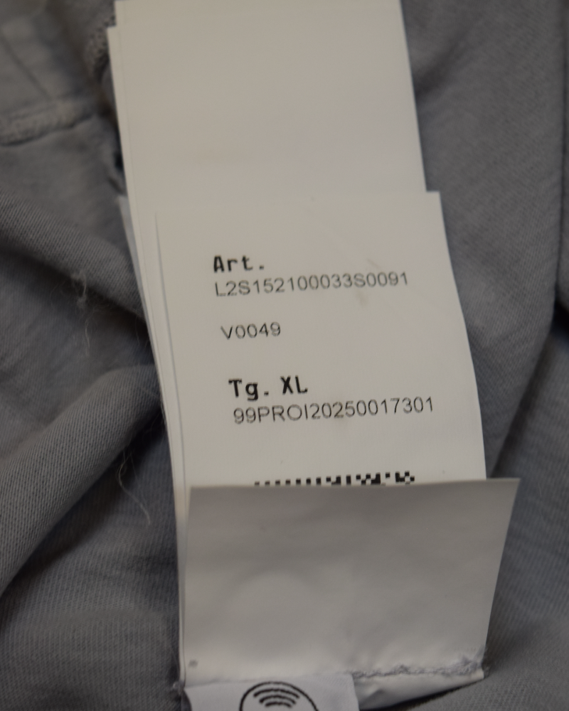 Stone Island Archivio Back Print T-Shirt Ash Grey detail view