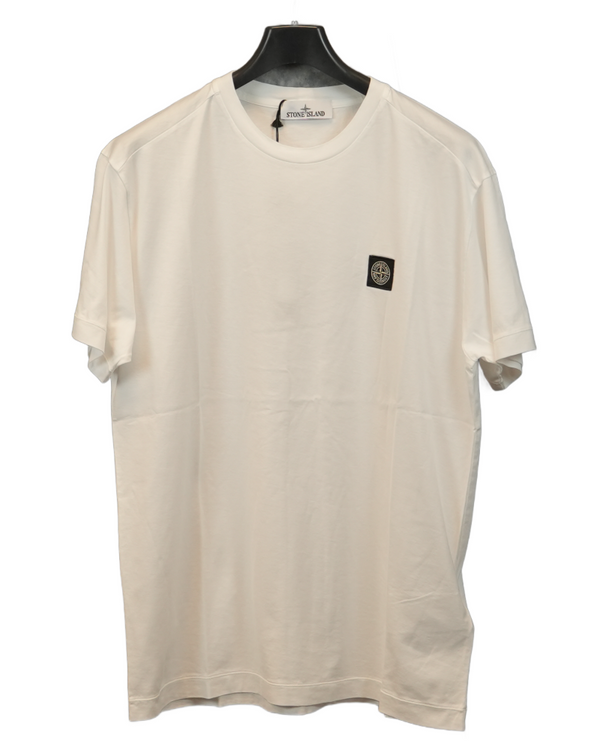 Stone Island Patch Project Cotton Jersey T-Shirt White front view