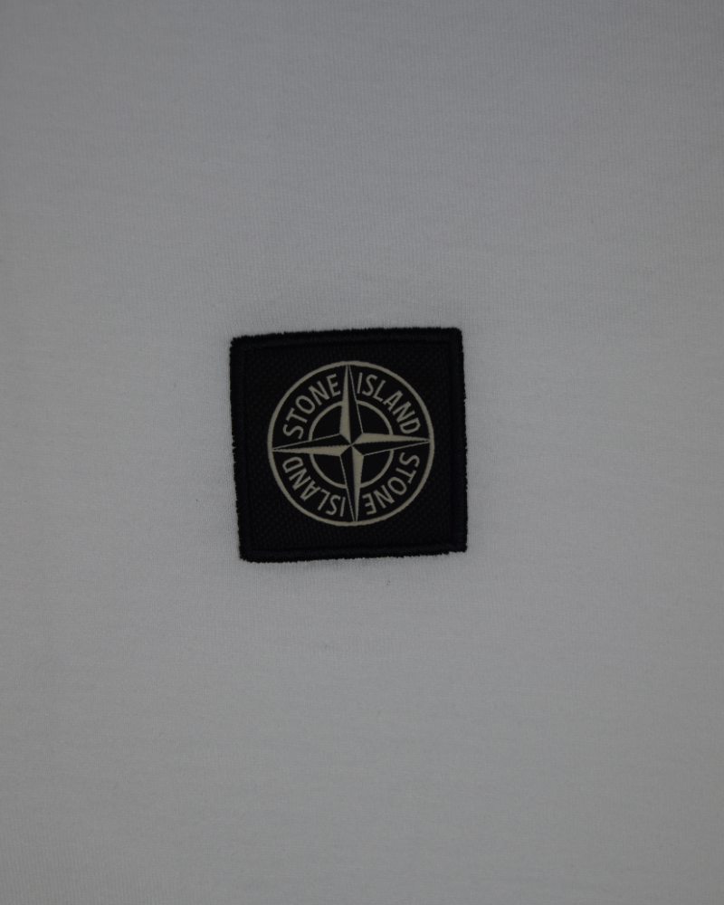 Stone Island Patch Project Cotton Jersey T-Shirt White detail view