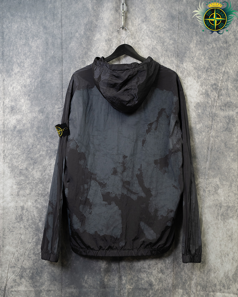 Stone Island Nylon Metal Stone Camo Print Smock Grey - L
