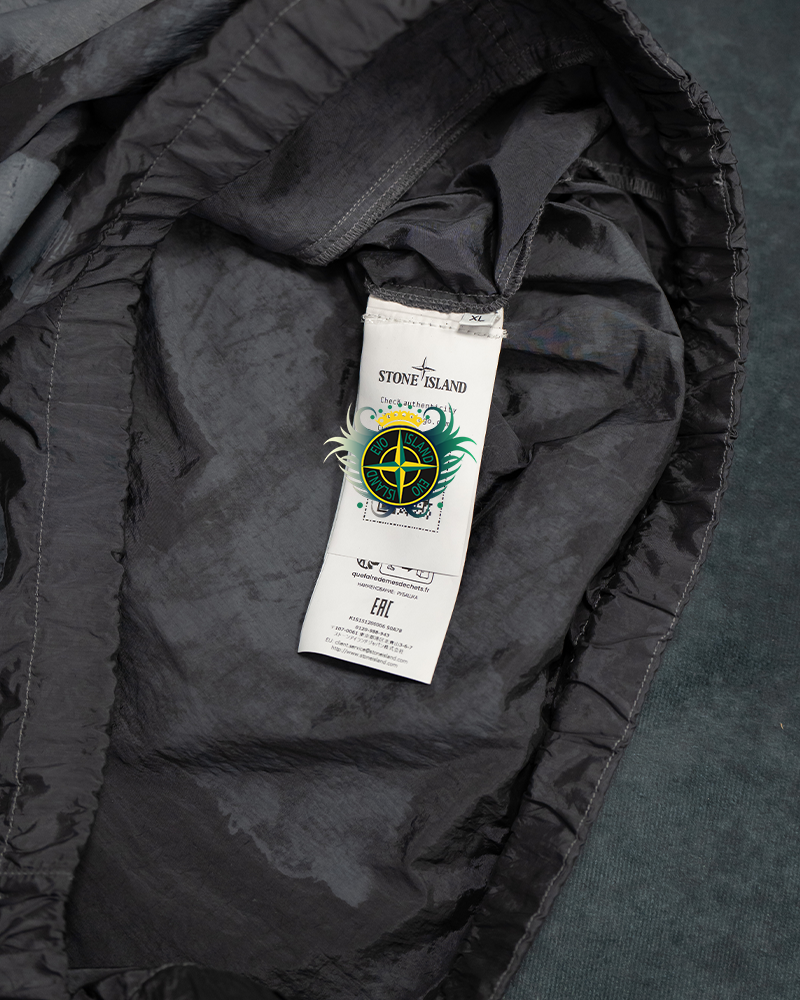 Stone Island Nylon Metal Stone Camo Print Smock Grey - L