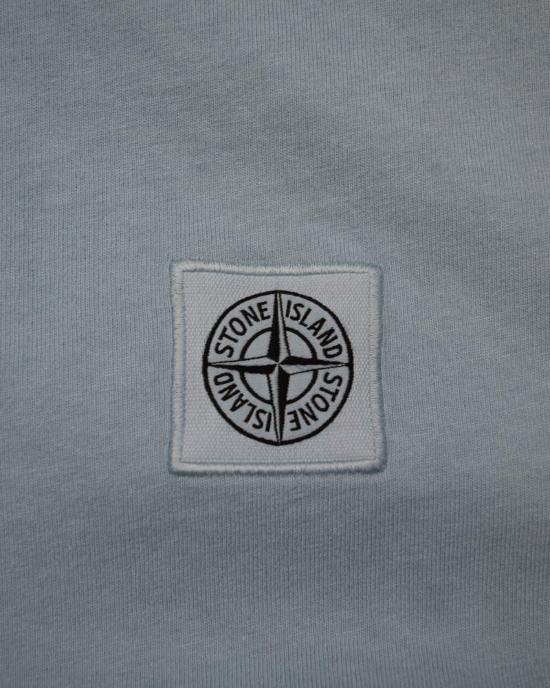 Stone Island Patch Project Organic Cotton T-Shirt Light Blue detail view