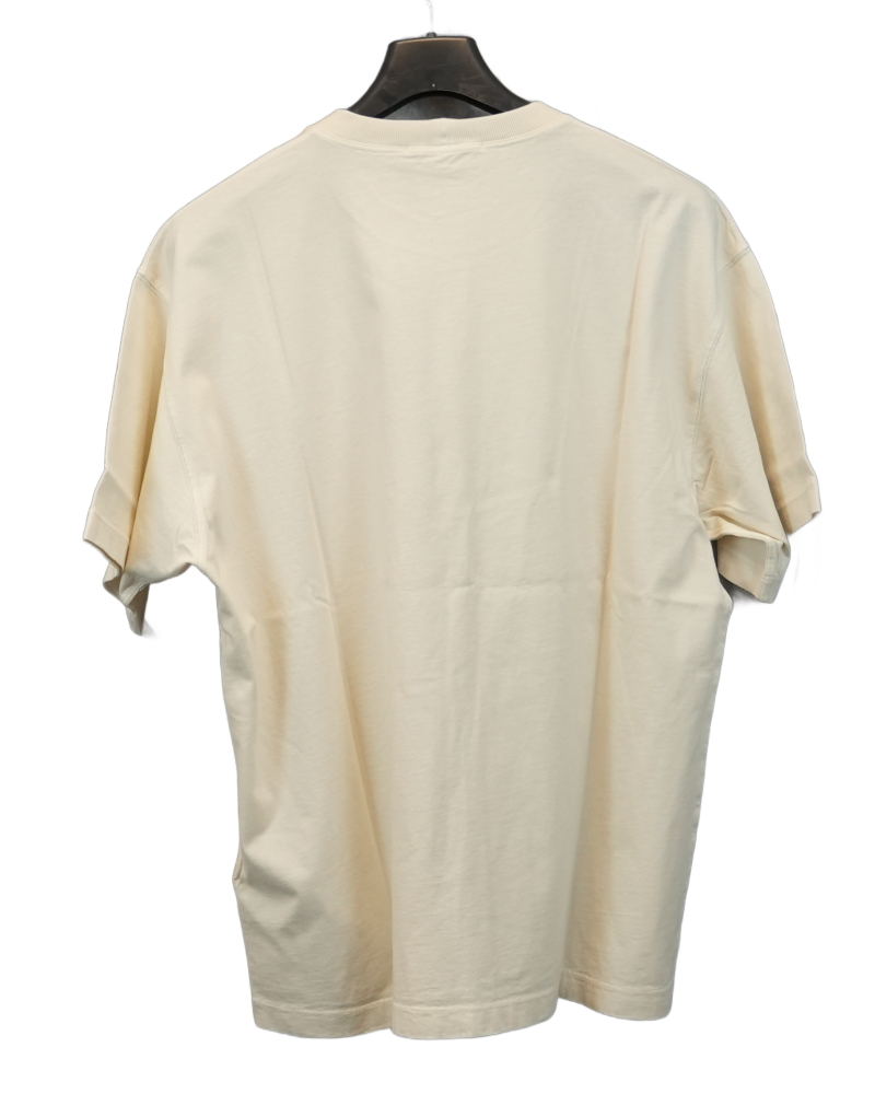 Stone Island Patch Project Organic Cotton T-Shirt Off white back view