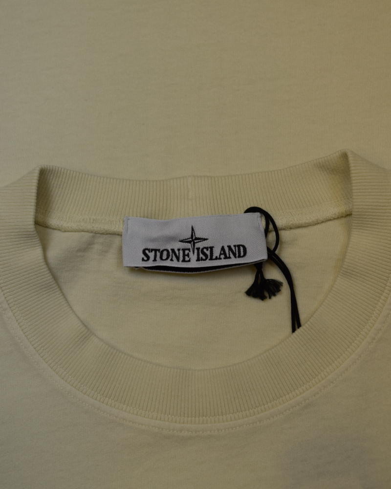 Stone Island Patch Project Organic Cotton T-Shirt Off white detail view