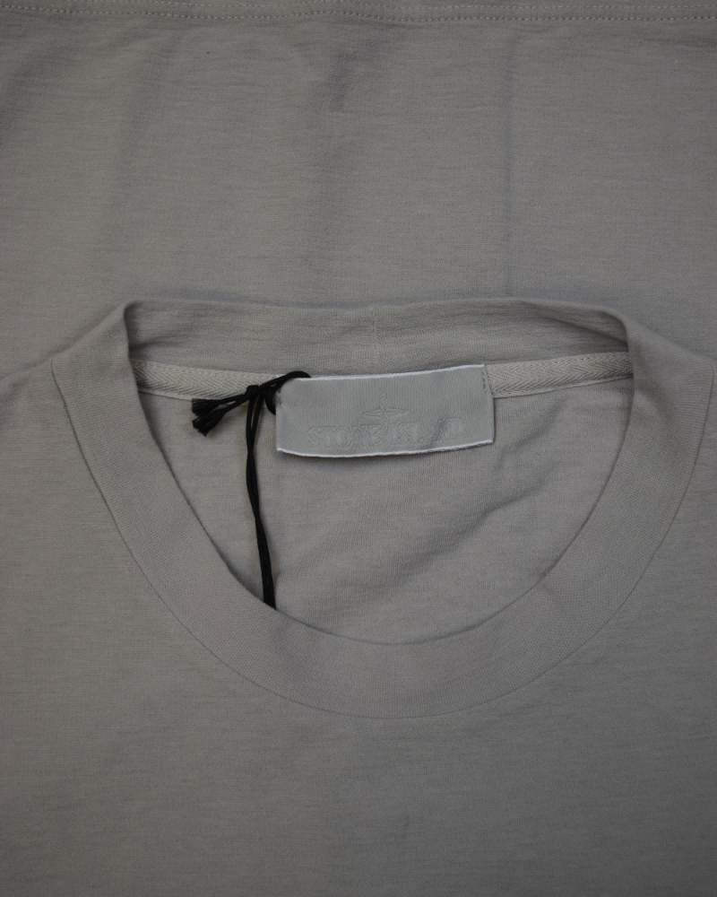 Stone Island Ghost Piece T-Shirt Grey detail view