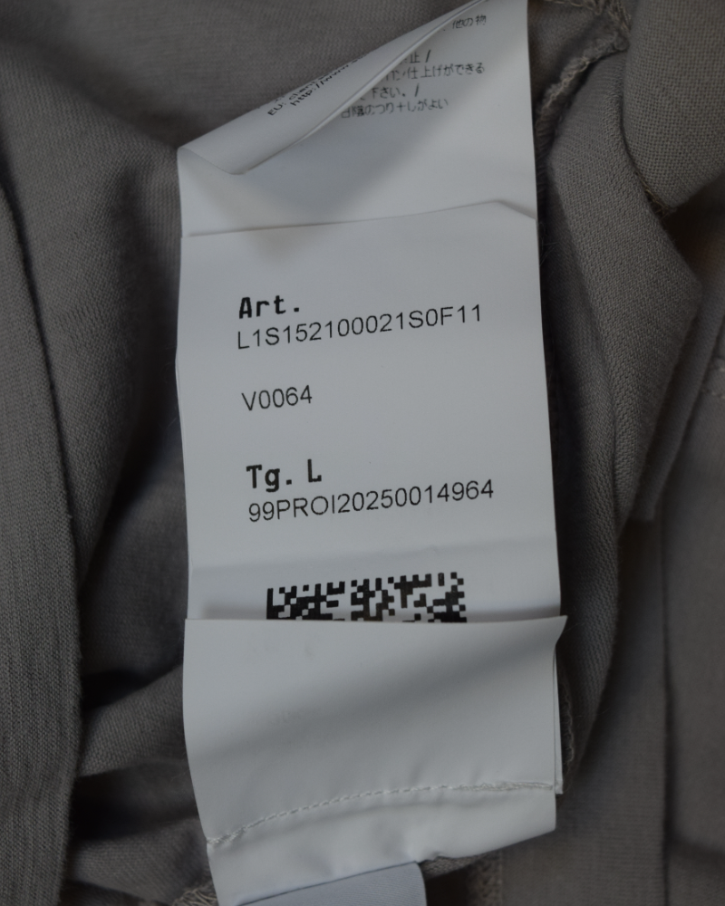 Stone Island Ghost Piece T-Shirt Grey detail view