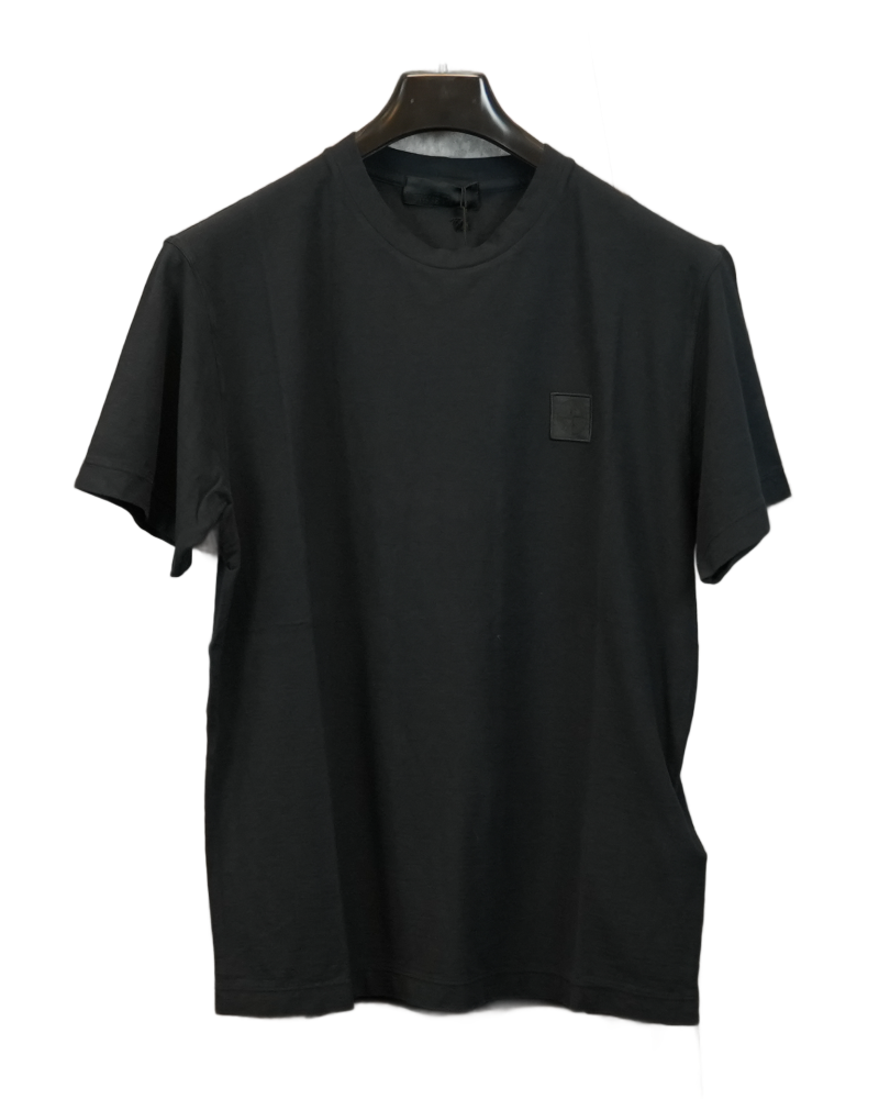 Stone Island Ghost Piece T-Shirt Black front view