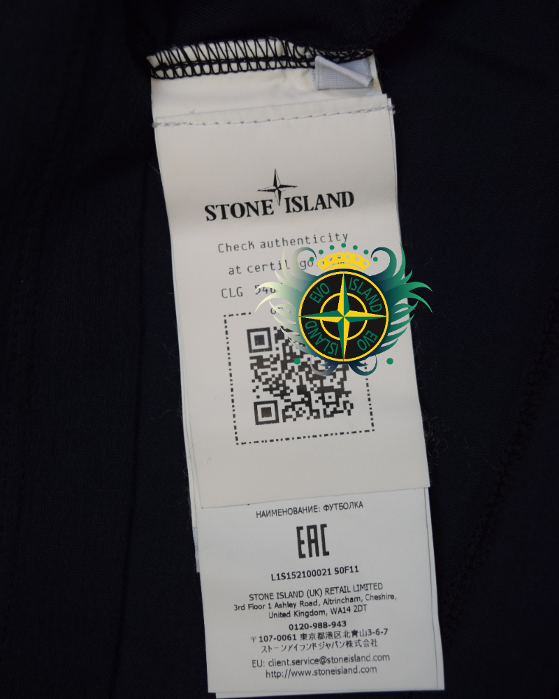 Stone Island Ghost Piece T-Shirt Black detail view