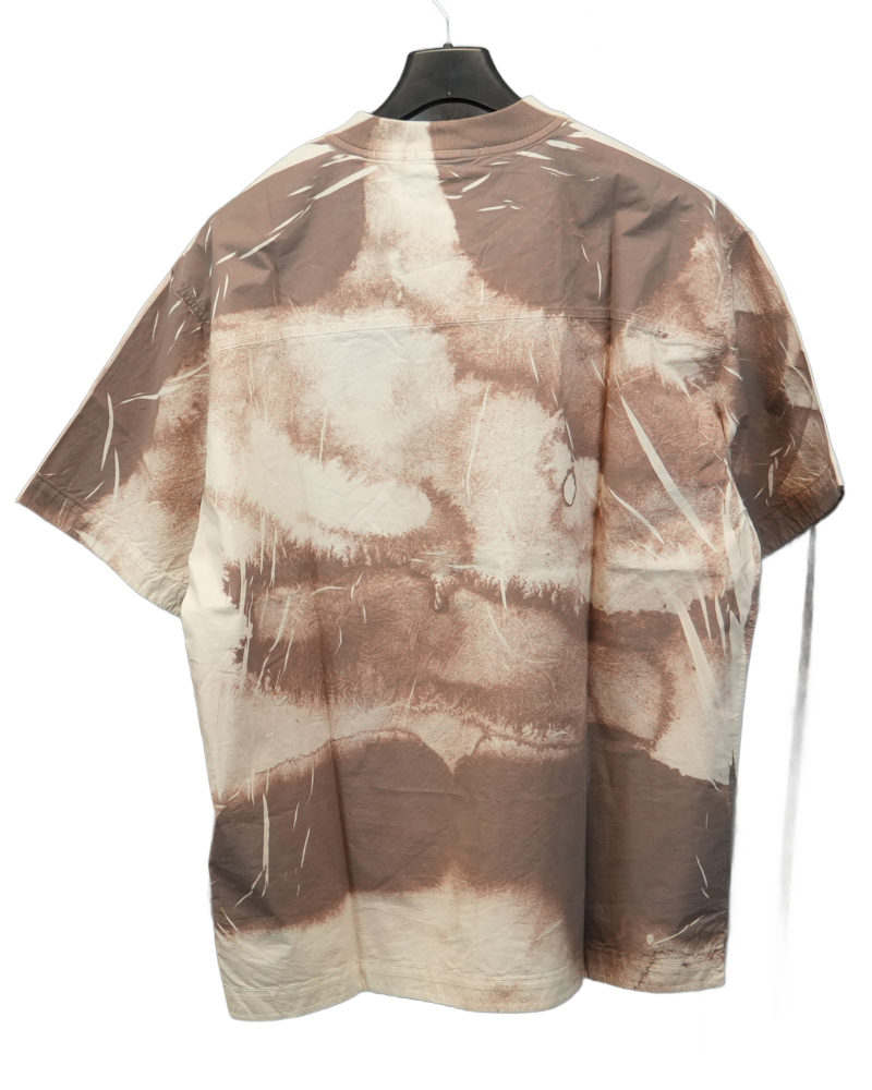 Stone Island Over Tie-Dye T-shirt Off white/Brown back view