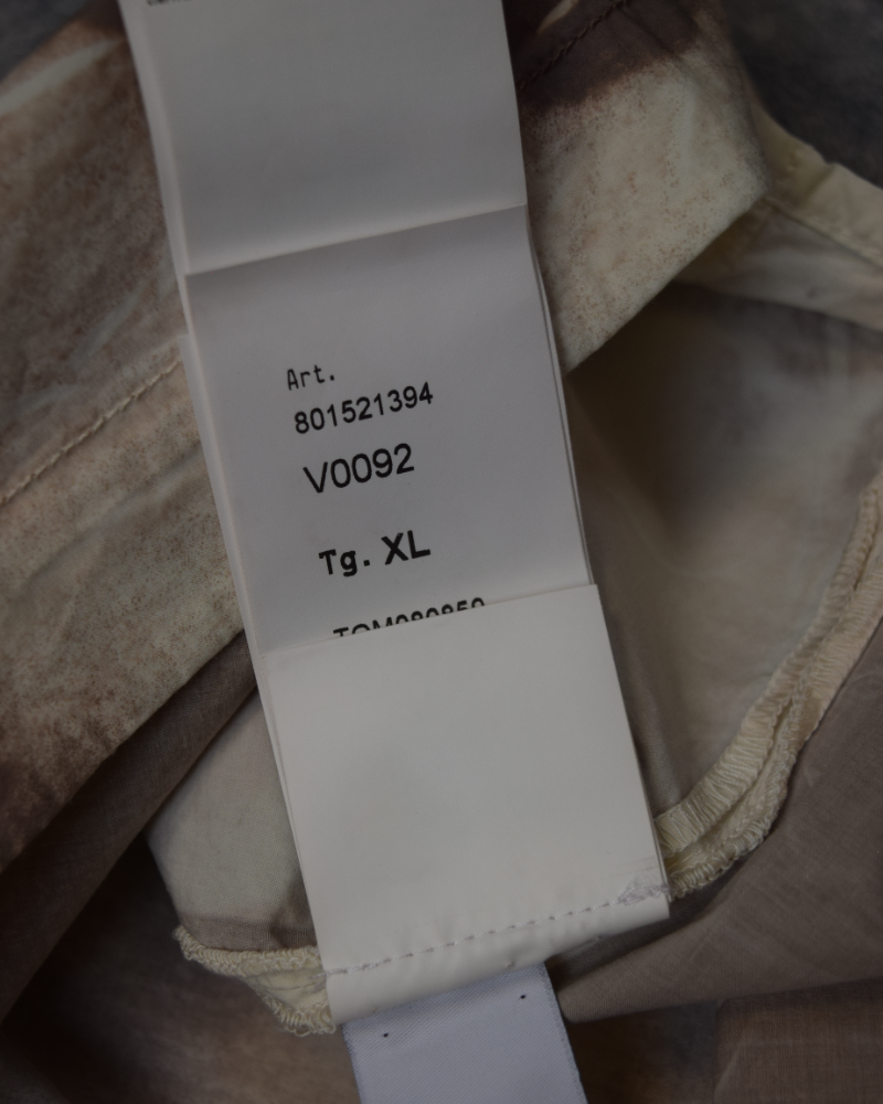 Stone Island Over Tie-Dye T-shirt Off white/Brown detail view