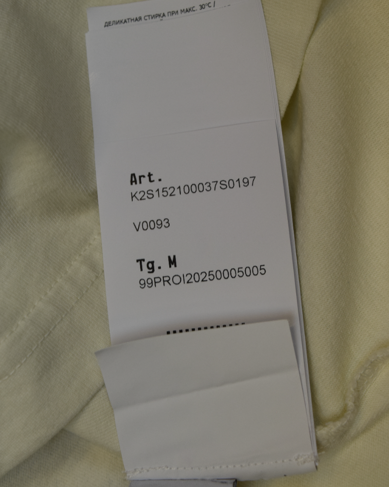 Stone Island Organic Cottom Back Compass Print T-Shirt Off white detail view