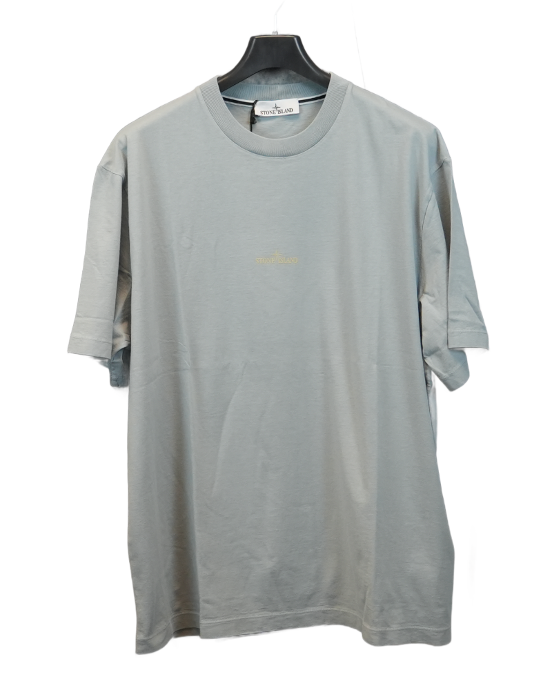 Stone Island Desert Print T-Shirt Light Blue front view