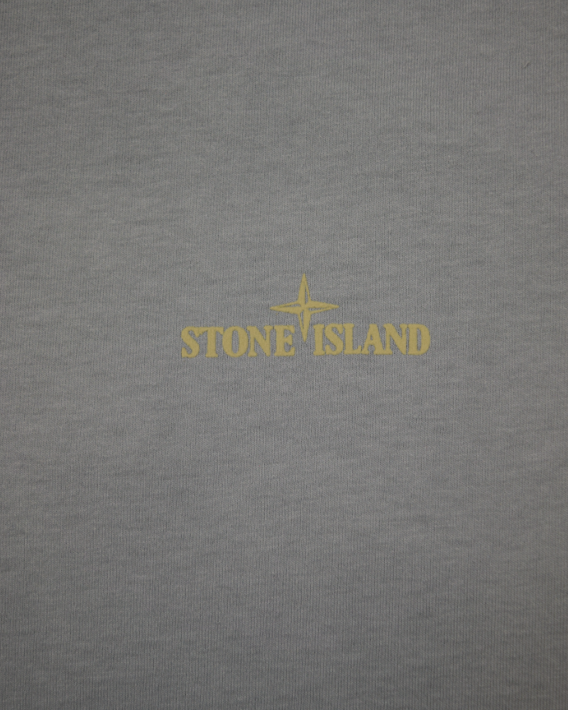 Stone Island Desert Print T-Shirt Light Blue detail view