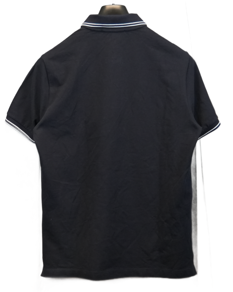 Stone Island Polo Shirt Navy Blue back view