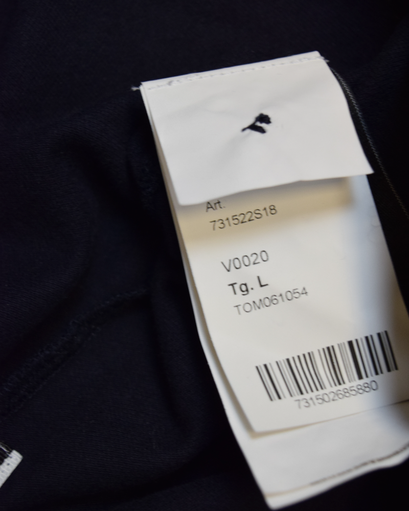 Stone Island Polo Shirt Navy Blue detail view