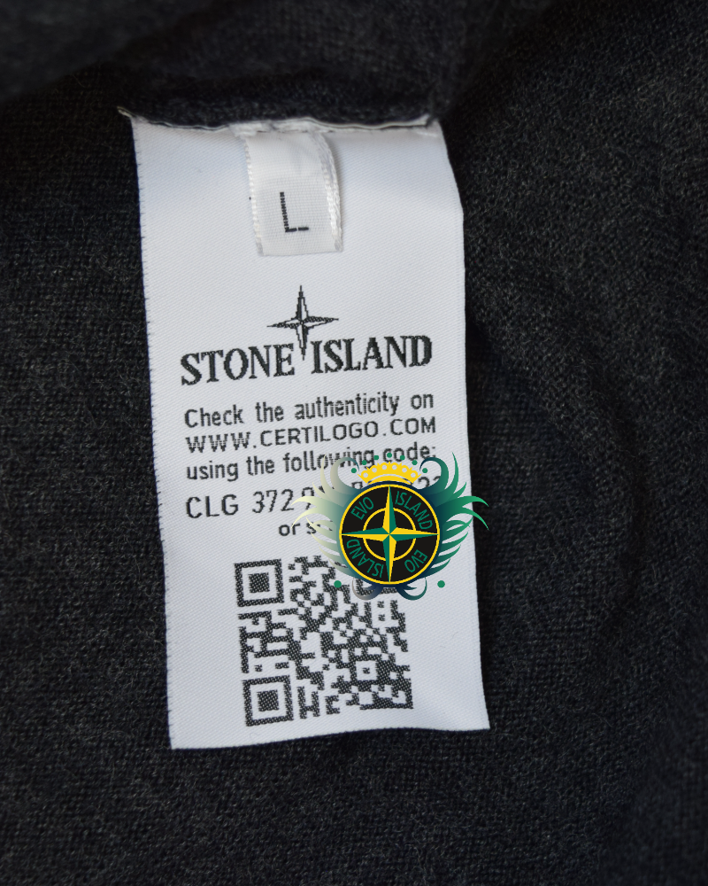 Stone Island Zip up Jacket Grey detail view