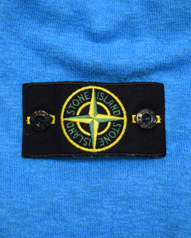 Stone Island V-Neck Crewneck Blue detail view