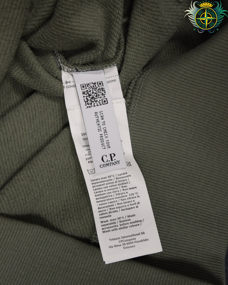 C.P Company Tech Crewneck Green