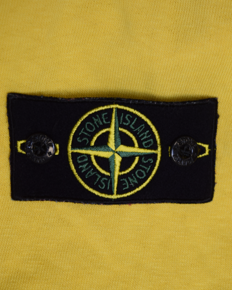 Stone Island Crewneck Yellow detail view