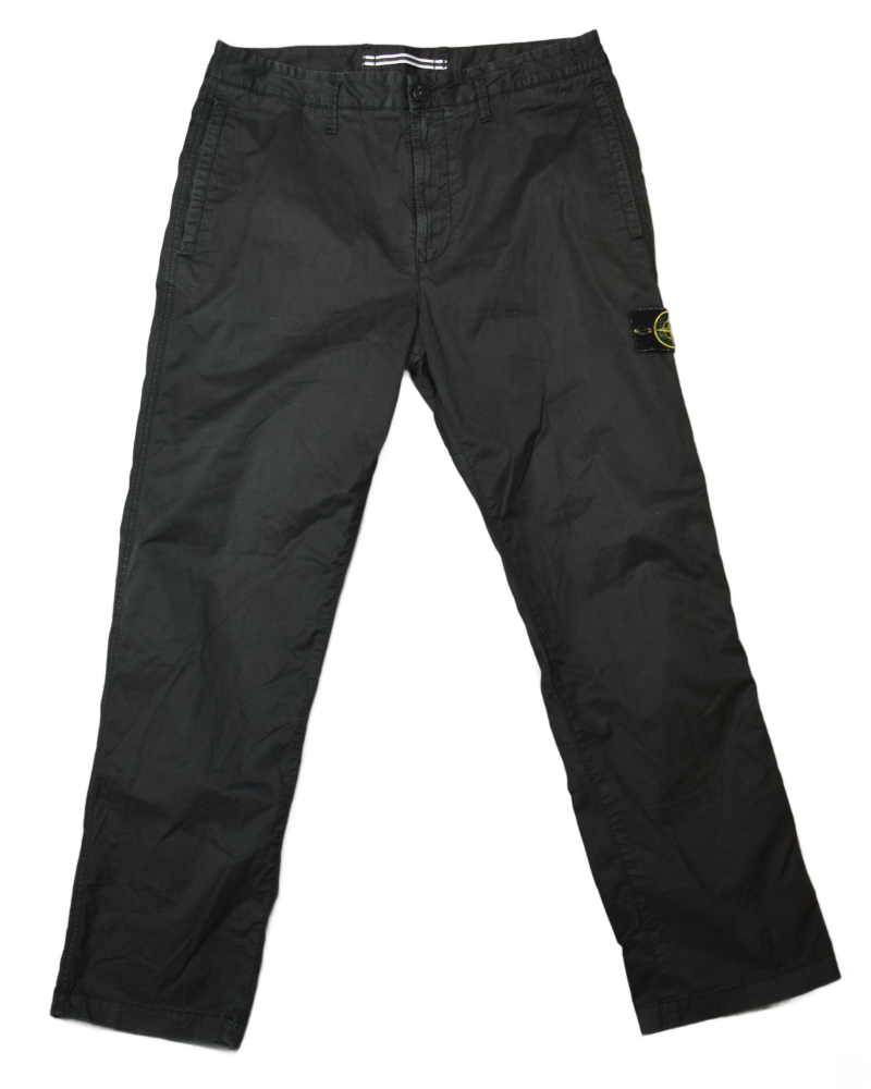 Stone Island Cargos Black front view