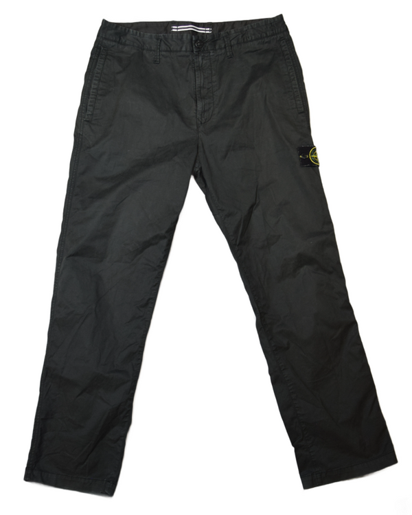 Stone Island Cargos Black front view