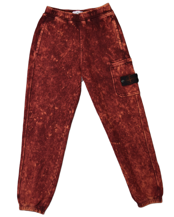 Stone Island OVD Joggers Red front view