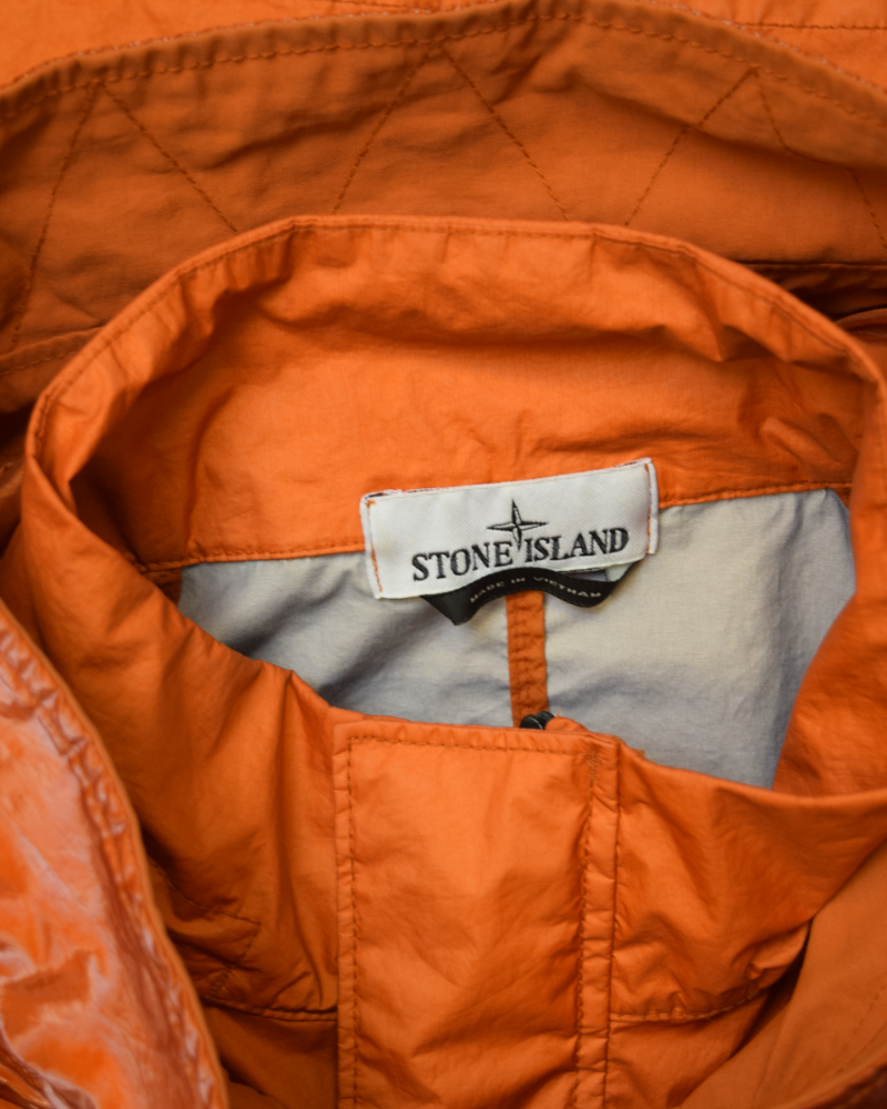 Stone Island Membrana 3L Orange detail view