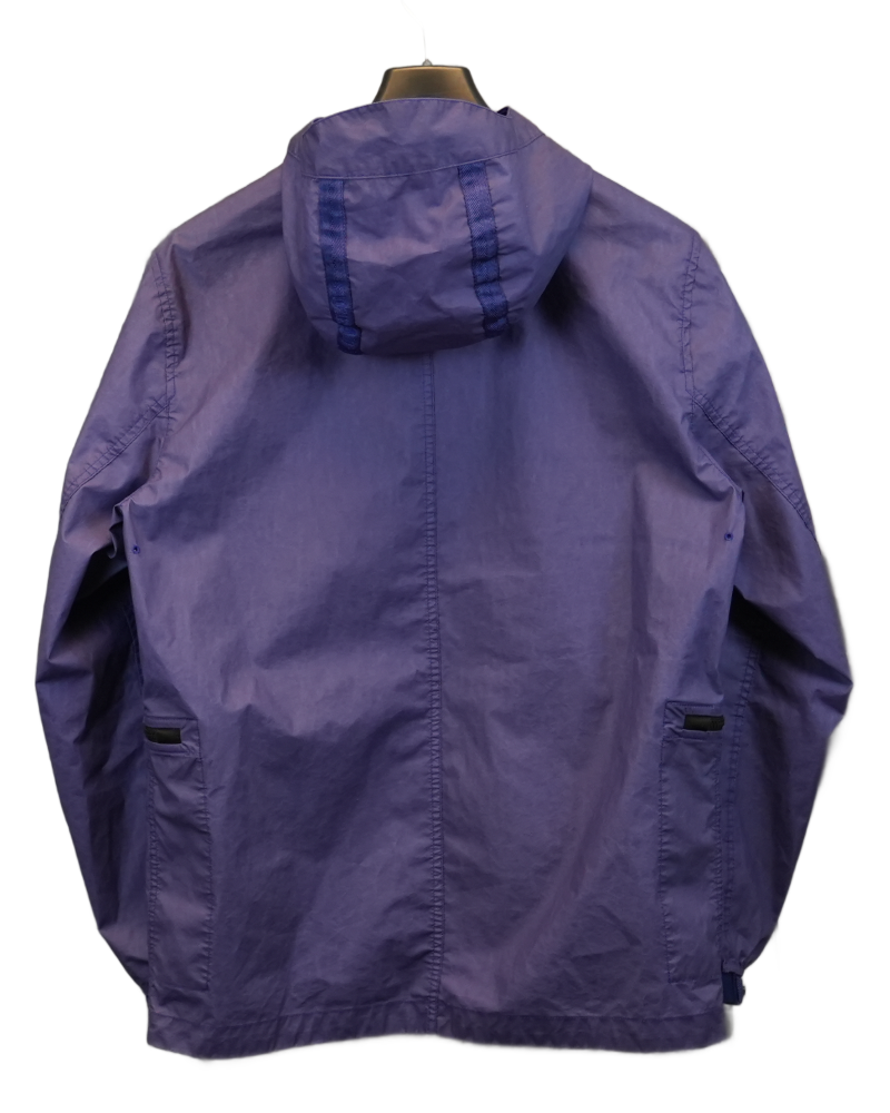 Stone Island Aggressive Gommato Jacket Purple back view