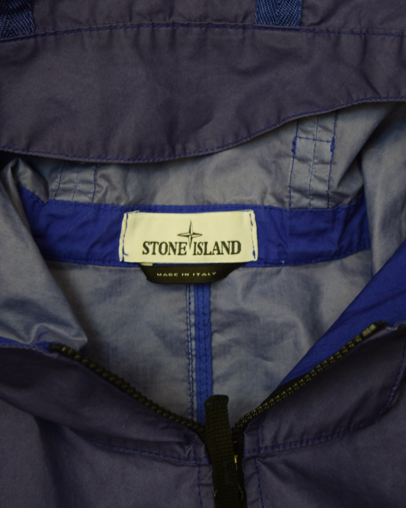 Stone Island Aggressive Gommato Jacket Purple detail view