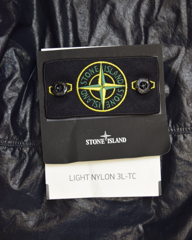 Stone Island Light Nylon 3L-TC Down Jacket Black detail view