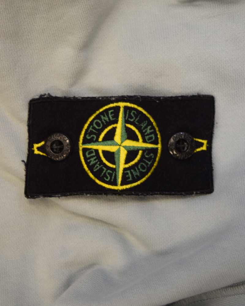 Stone Island Crewneck Dusty Blue detail view