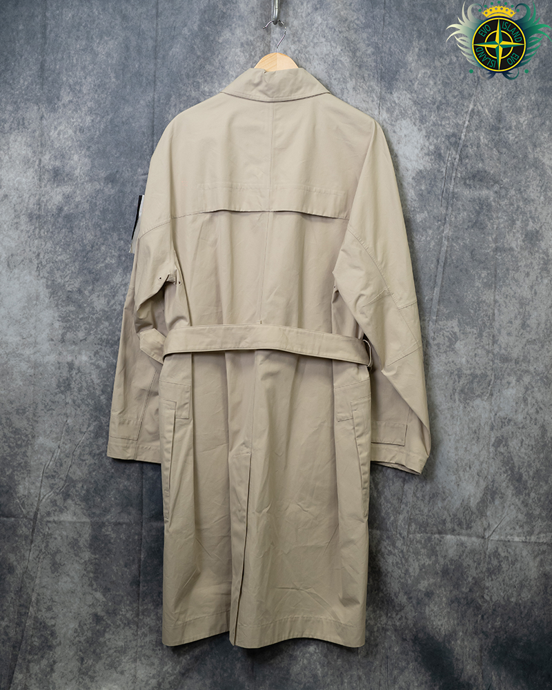 Stone Island Ghost Piece O-Ventile Jacket Cream - L