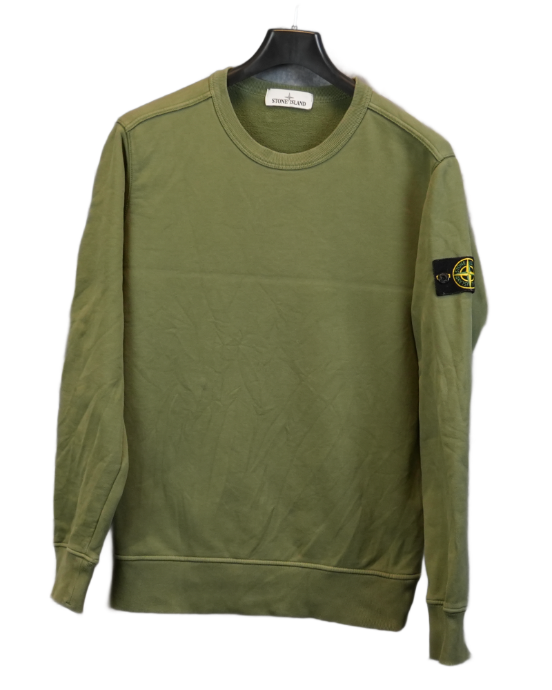 Stone Island Crewneck Green front view