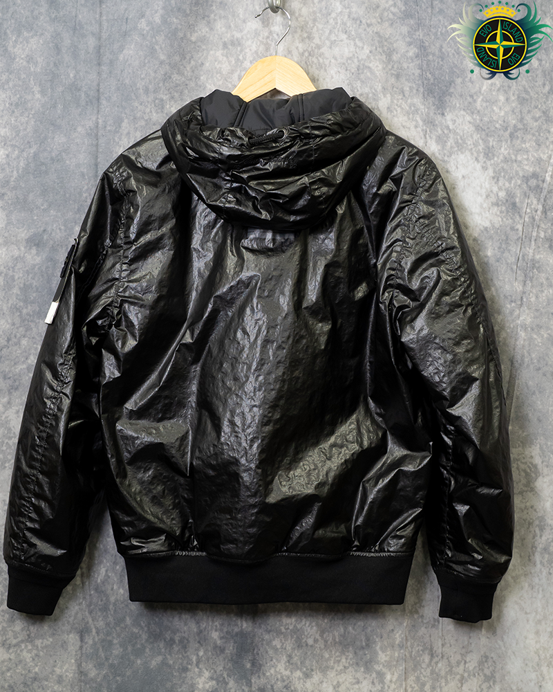 Stone Island 40th Anniversary 82/22 Microfelt Smock Black - S