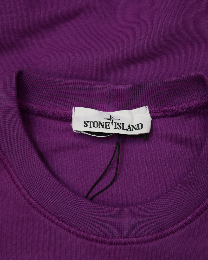 Stone Island Holographic Sweatshirt Purple detail view