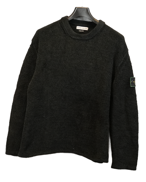 Stone Island Vintage Knit Black front view
