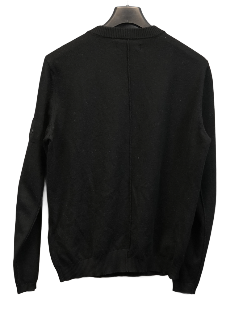 Stone Island Shadow Project Knit Crewneck Black back view