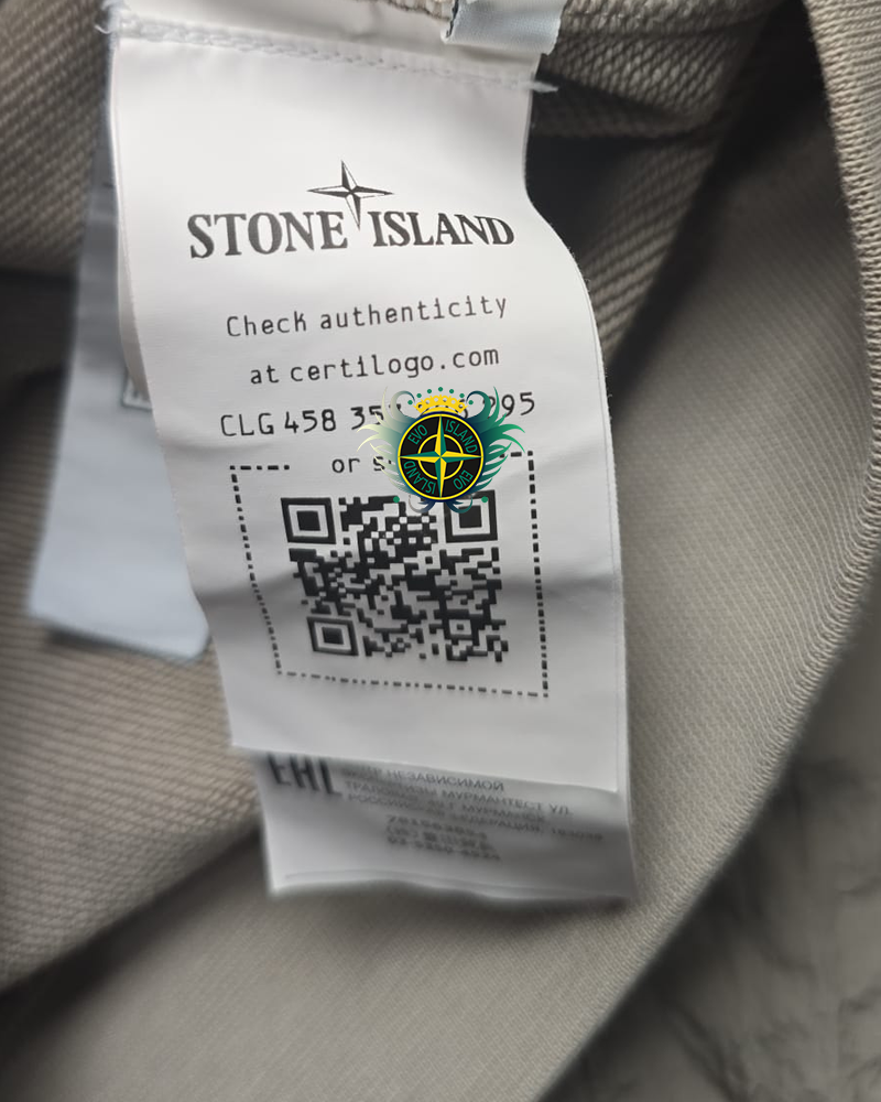 Stone Island Mixed Material Cotton/Nylon Hoodie Dove Grey - S