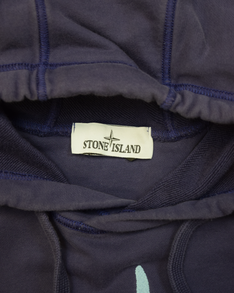 Stone Island Hoodie Purple detail view