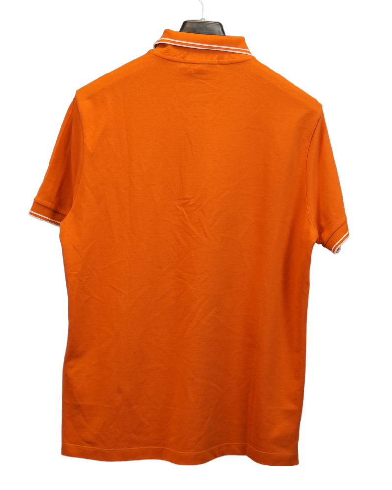 Stone Island Polo Shirt Orange back view